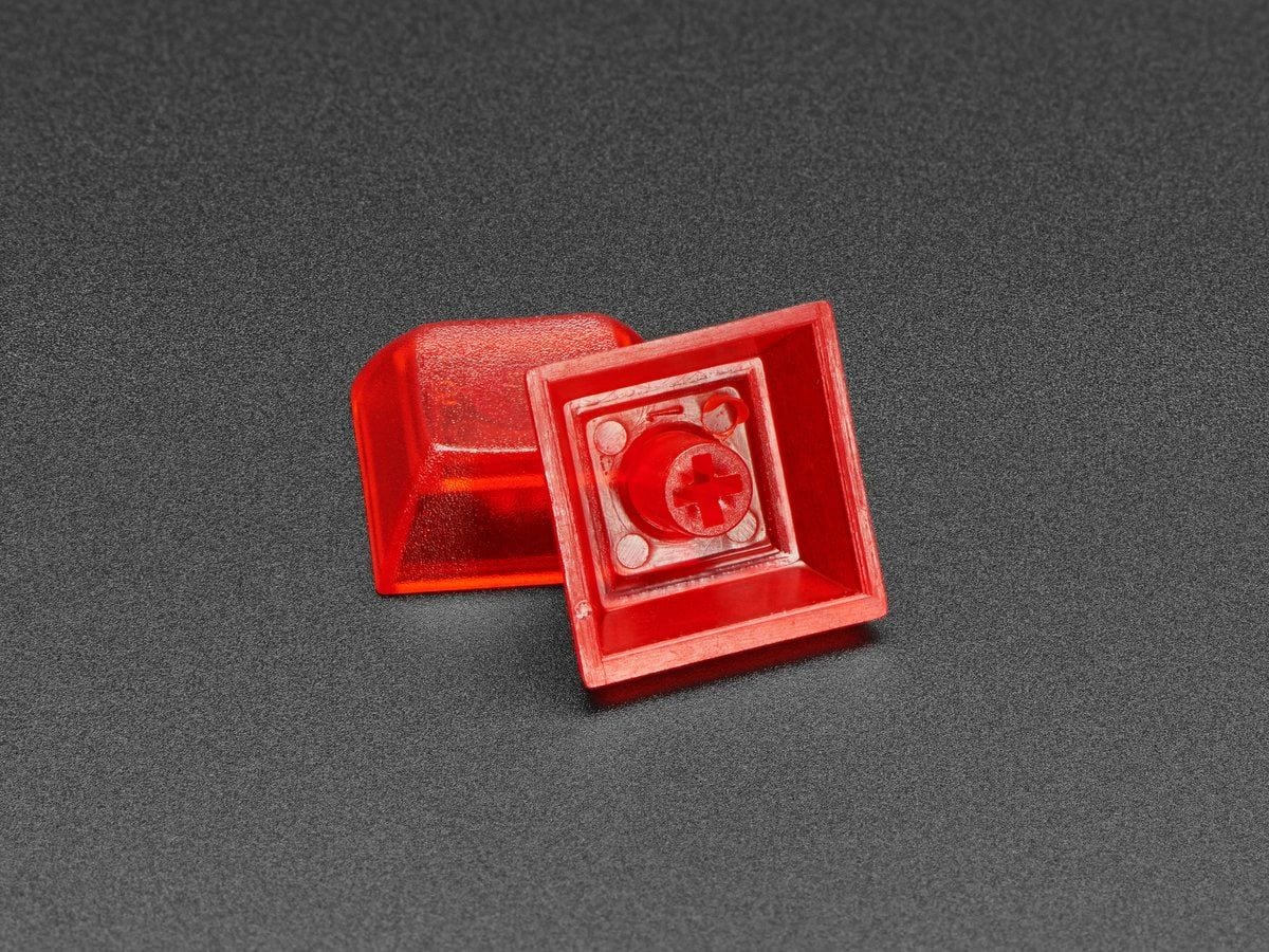 Translucent Red DSA Keycaps for MX Compatible Switches - 10 pack - Image 2