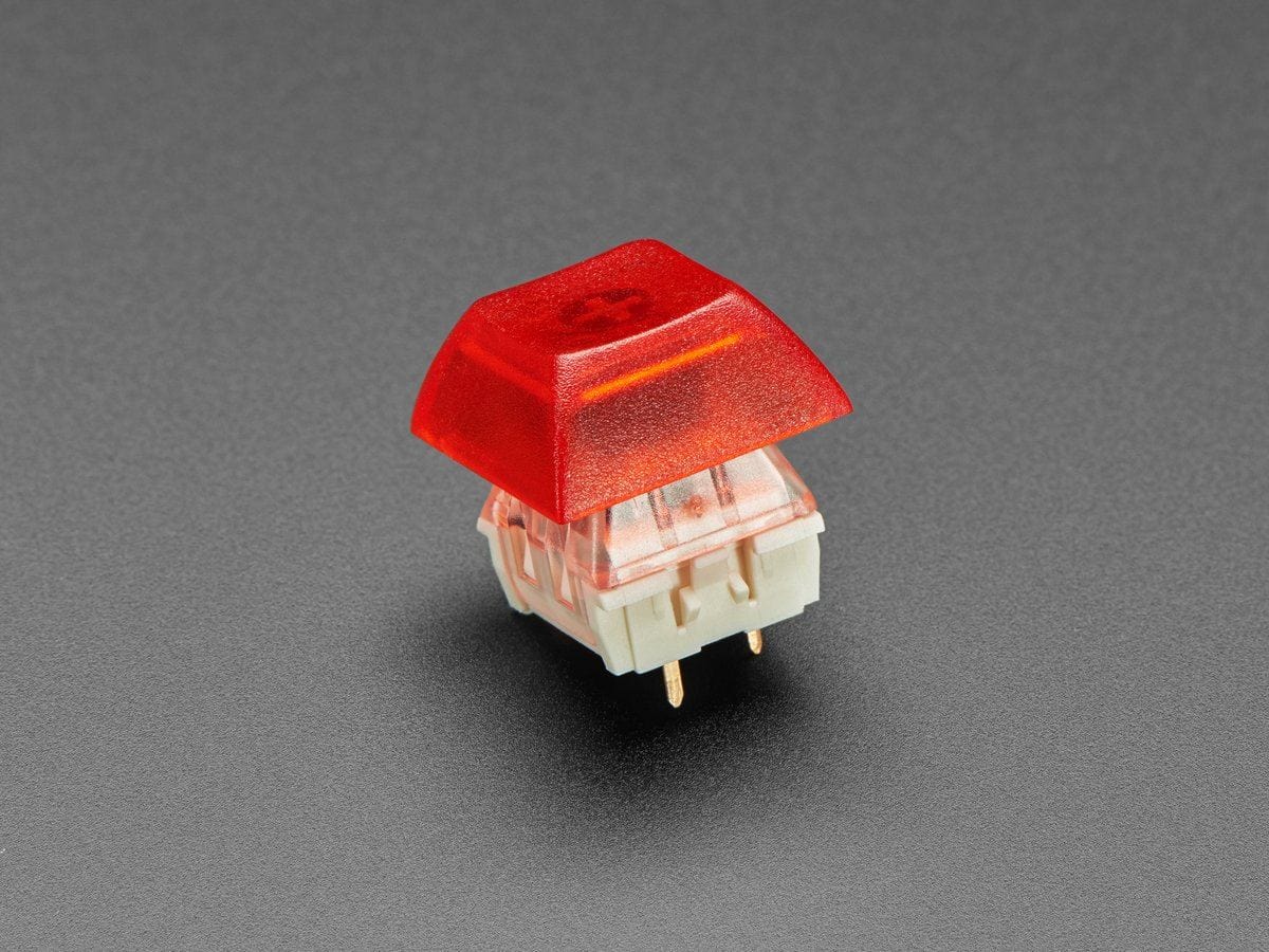 Translucent Red DSA Keycaps for MX Compatible Switches - 10 pack - Image 3