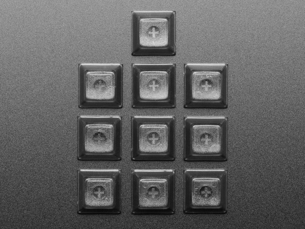 Translucent Smoke DSA Keycaps for MX Compatible Switches (10 pack) - Image 2