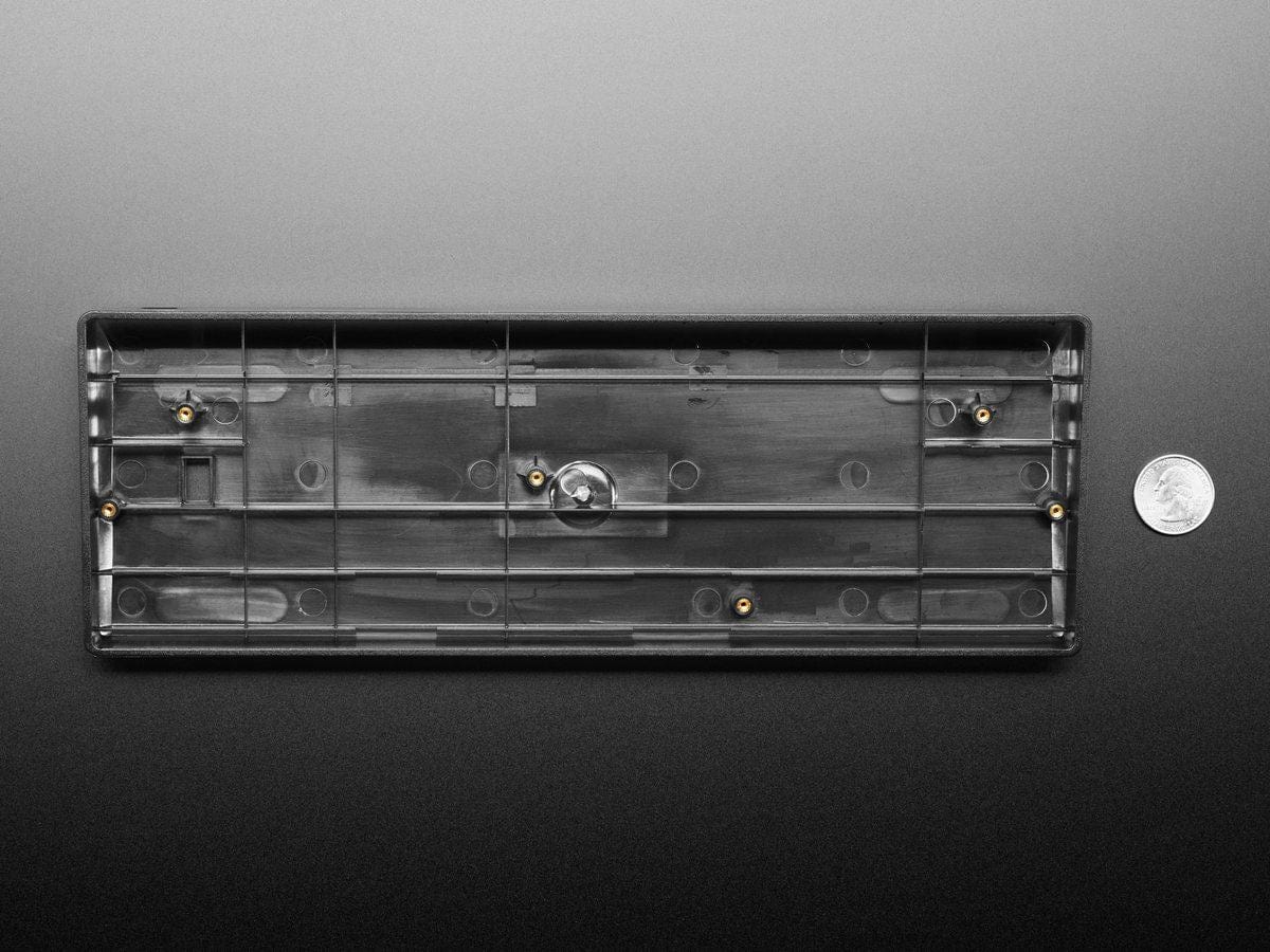 Translucent Smoke Plastic 60% / GH60 Keyboard Shell - Image 3