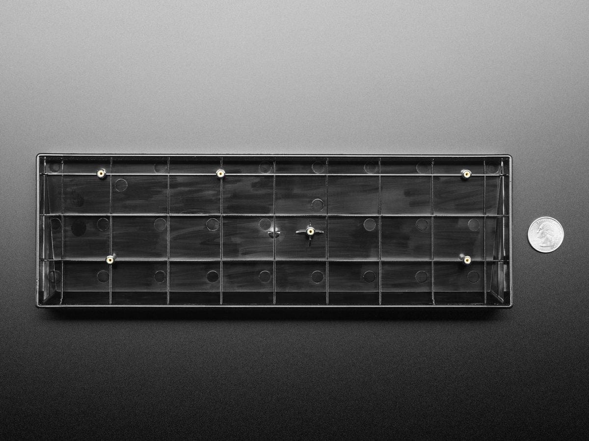 Translucent Smoke Plastic 65% / JKDK K68 Keyboard Shell - Image 3