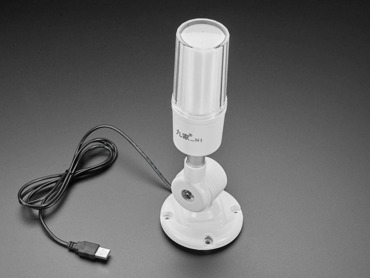 Tri-Color USB Controlled Tower Light with Buzzer