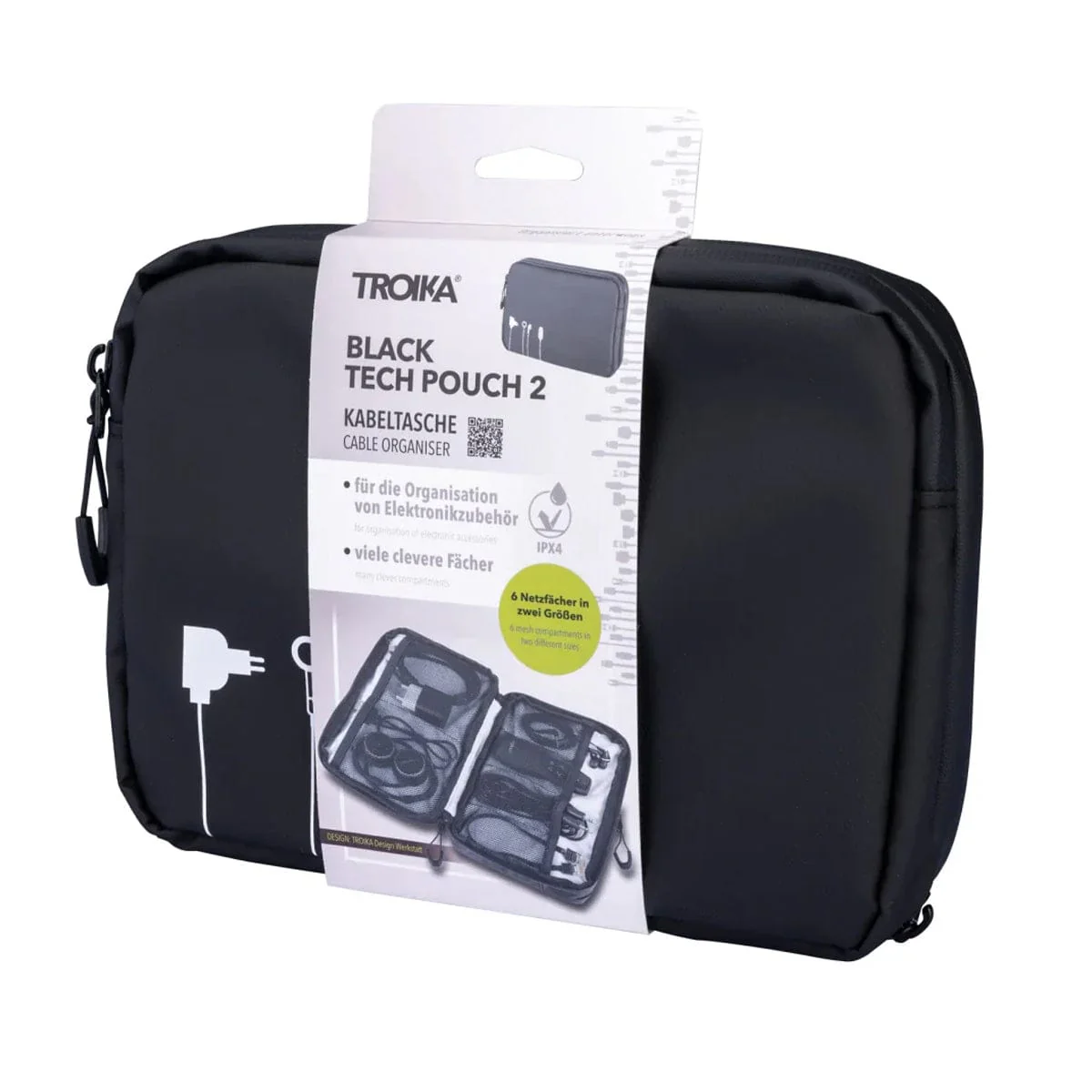 Troika Black Tech Pouch 2 - Image 7
