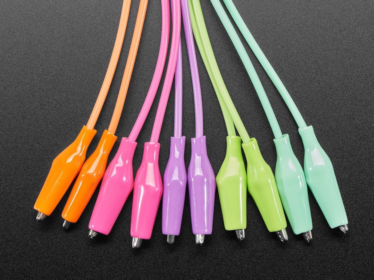 Tropical Alligator Test Clip Leads - 10 Pieces - 13" long - Image 5