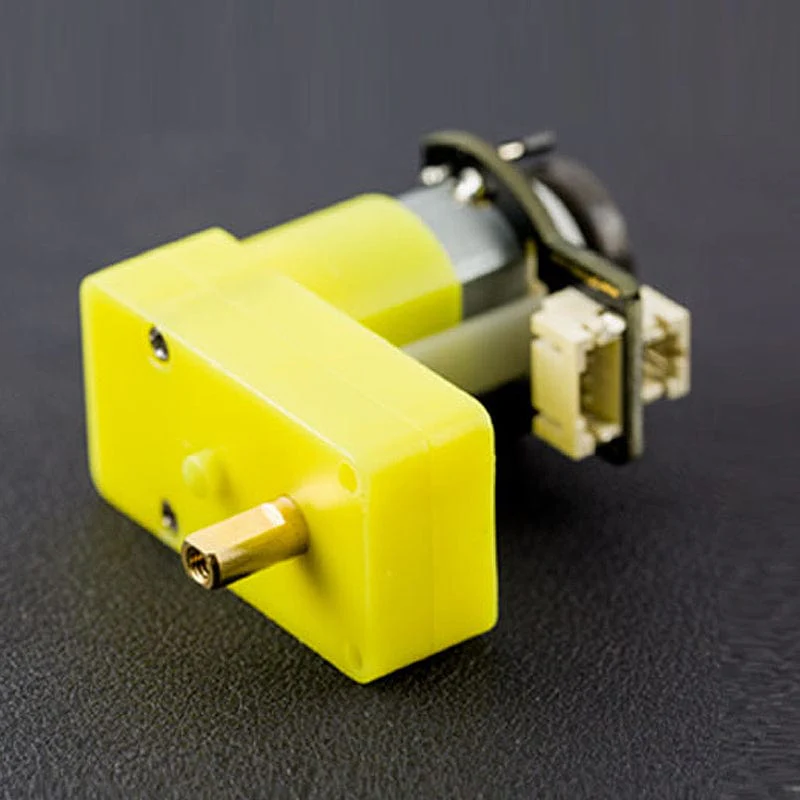 TT Geared Motor with Encoder (6V 160RPM 120:1 L Shape) - Image 4
