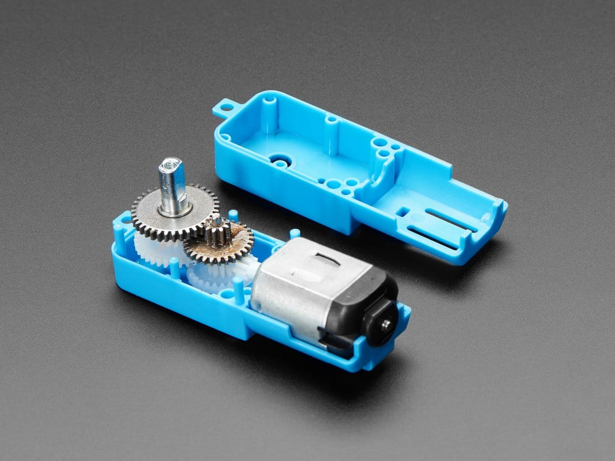 TT Motor Bi-Metal Gearbox - 1:90 Gear Ratio - Image 4