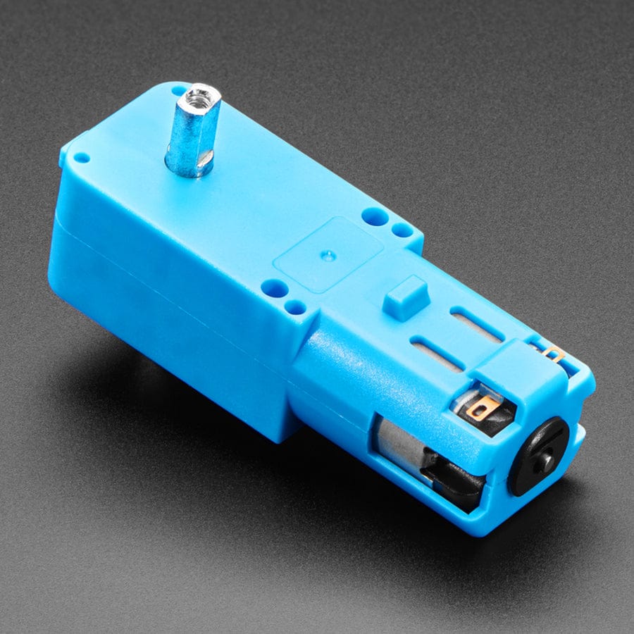 TT Motor Bi-Metal Gearbox Double Sided Axle and 1:90 Gear Ratio - Image 2