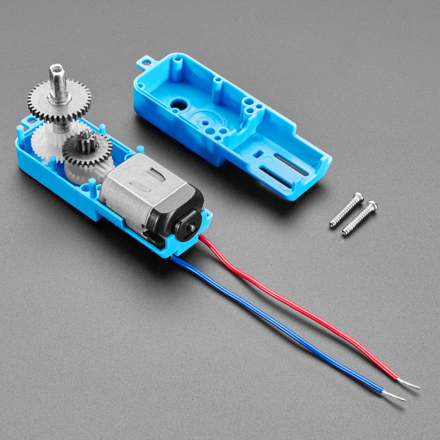 TT Motor Bi-Metal Gearbox Double Sided Axle and 1:90 Gear Ratio - Image 3