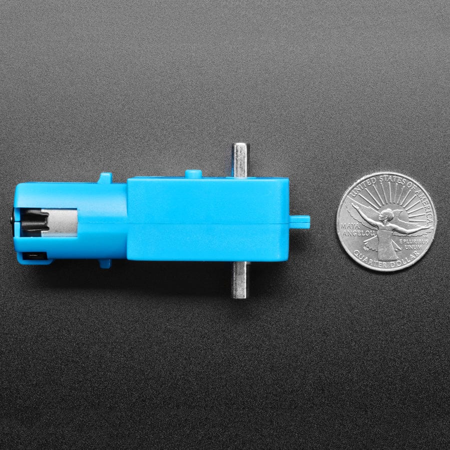 TT Motor Bi-Metal Gearbox Double Sided Axle and 1:90 Gear Ratio - Image 4