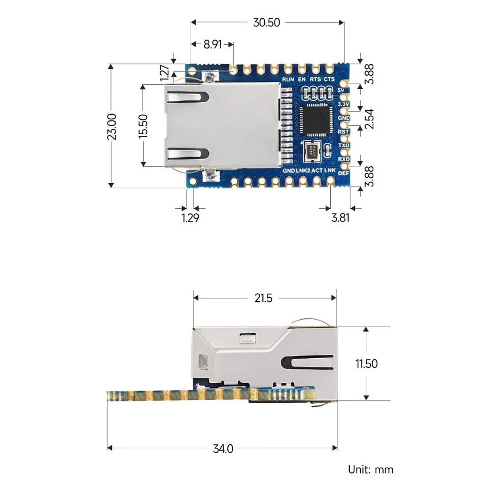 TTL UART to Ethernet Mini Module - Image 6