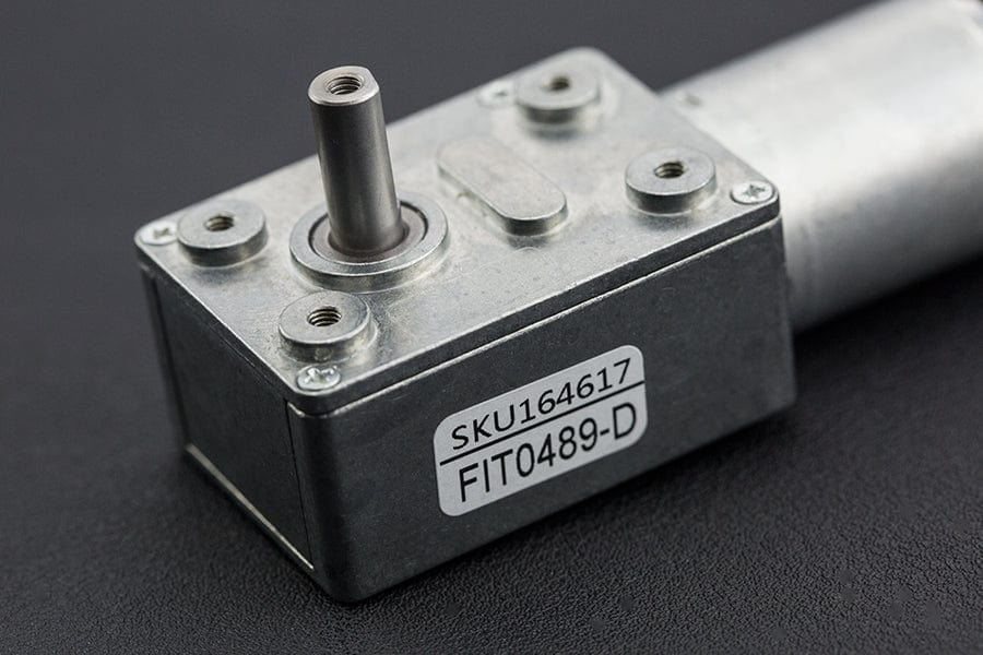 Turbo Metal Gear Worm Motor (12V 40RPM 8kg.cm) - Image 2