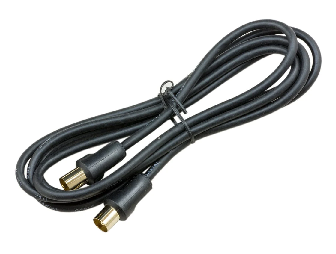 TV Aerial Cable Male to Male with Coupler - Image 2