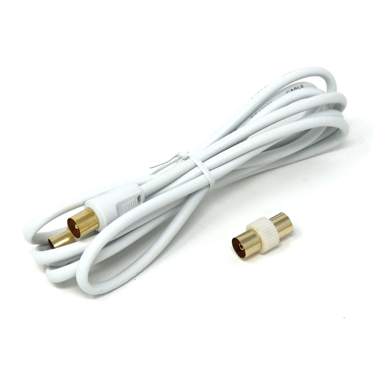 TV Aerial Cable Male to Male with Coupler - Image 7