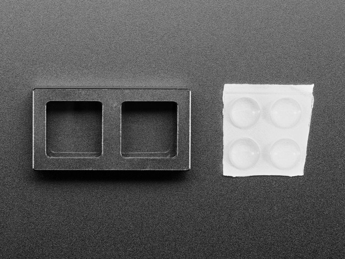Two Key Black Aluminum Keypad Shell Enclosure (MX Compatible Switches) - Image 3