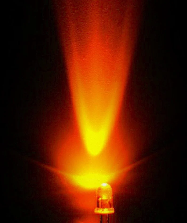 Ultra Bright LED 5mm - Orange (10 Pack)