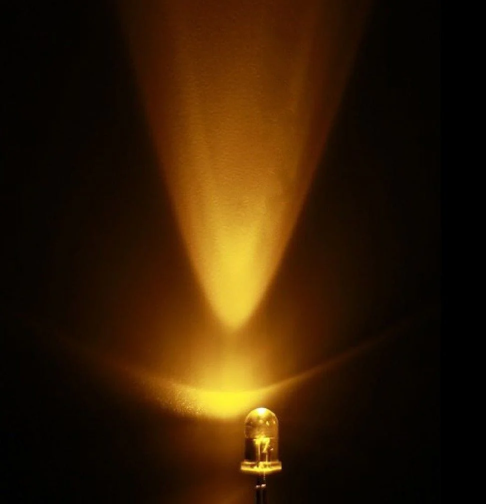 Ultra Bright LED 5mm - Yellow (10 Pack)