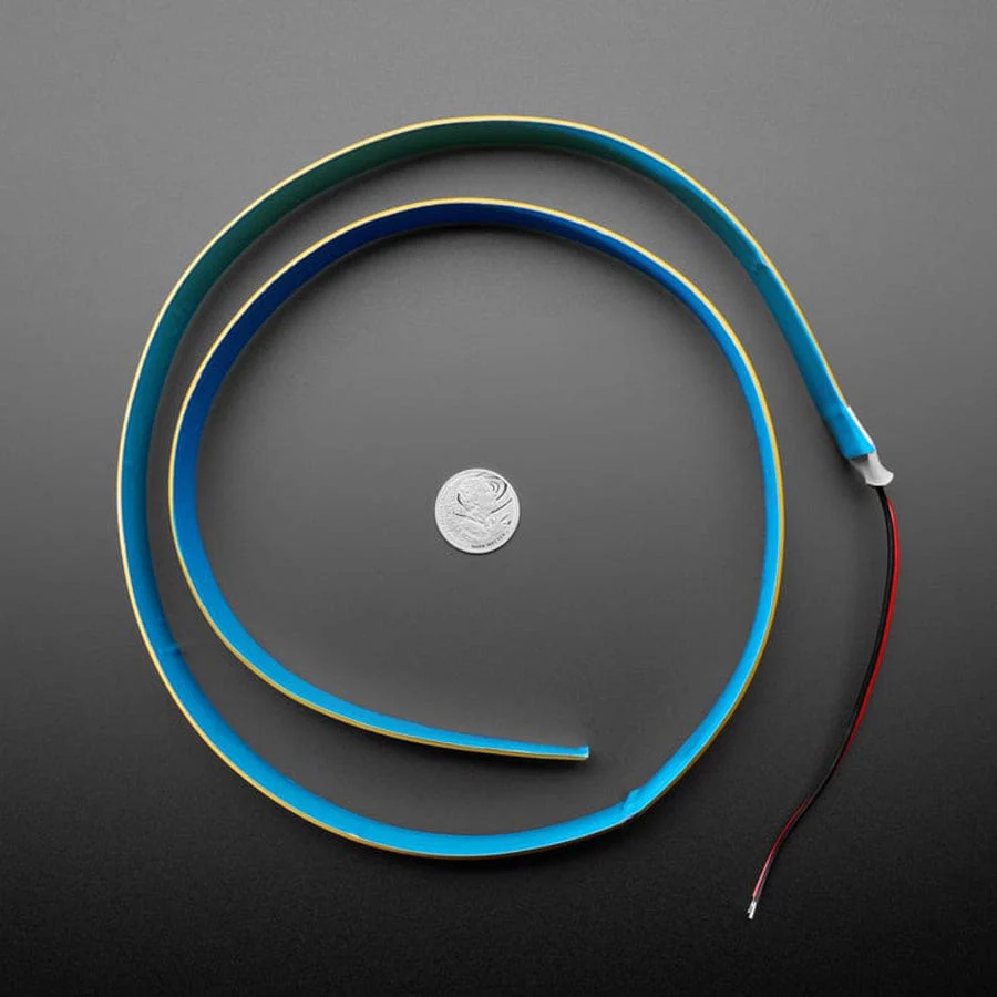 Ultra Flexible LED Ribbon Strip - 30mm Wide - 1 Meter long - Cool White ~6000K - Image 5