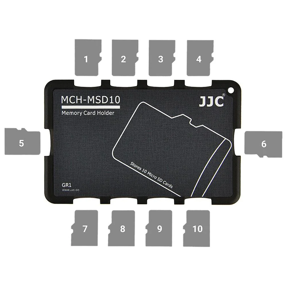 Ultra-thin 10-Slot MicroSD Card Holder - Image 2