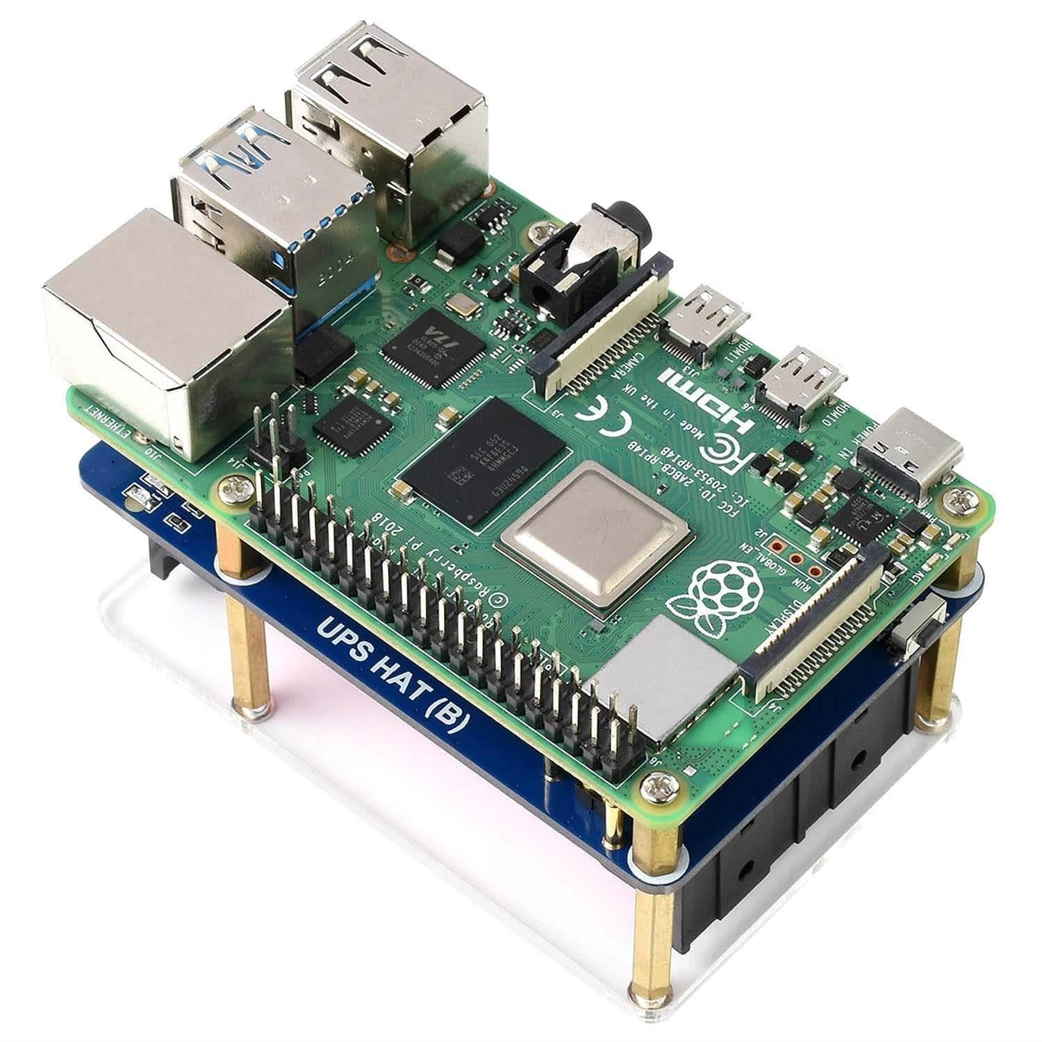 Uninterruptible Power Supply UPS HAT (B) for Raspberry Pi - Image 3