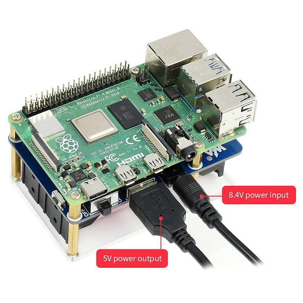 Uninterruptible Power Supply UPS HAT (B) for Raspberry Pi - Image 7