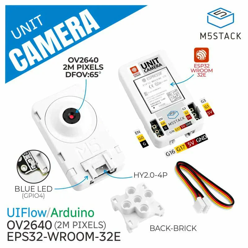 Unit Cam Wi-Fi Camera with Enclosure (OV2640) [Discontinued] - Image 2