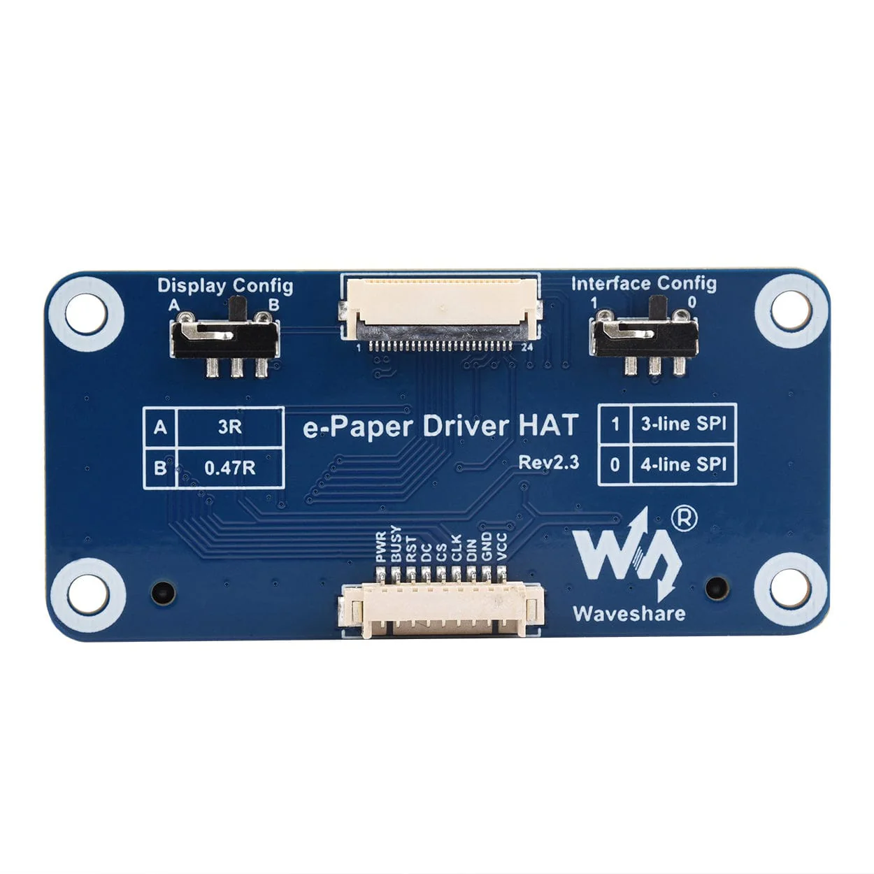 Universal ePaper Driver HAT for Raspberry Pi - Image 4