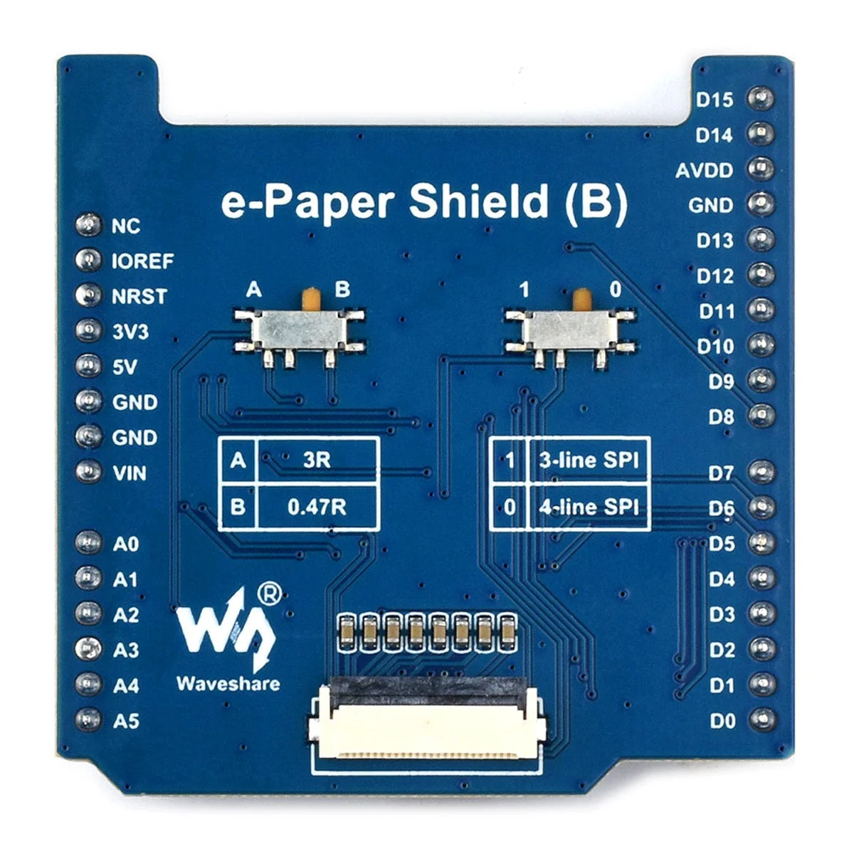 Universal ePaper Driver Shield (B) for Arduino - Image 3
