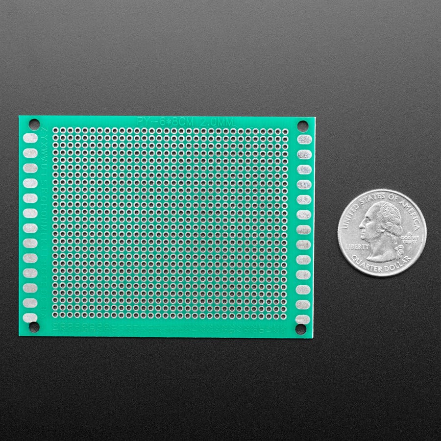 2mm Pitch Universal Proto-board PCB - 6cm x 8cm - Image 2
