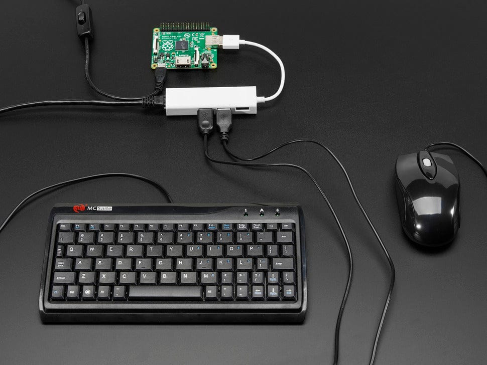 USB 2.0 and Ethernet Hub - 3 USB Ports and 1 Ethernet - Image 5