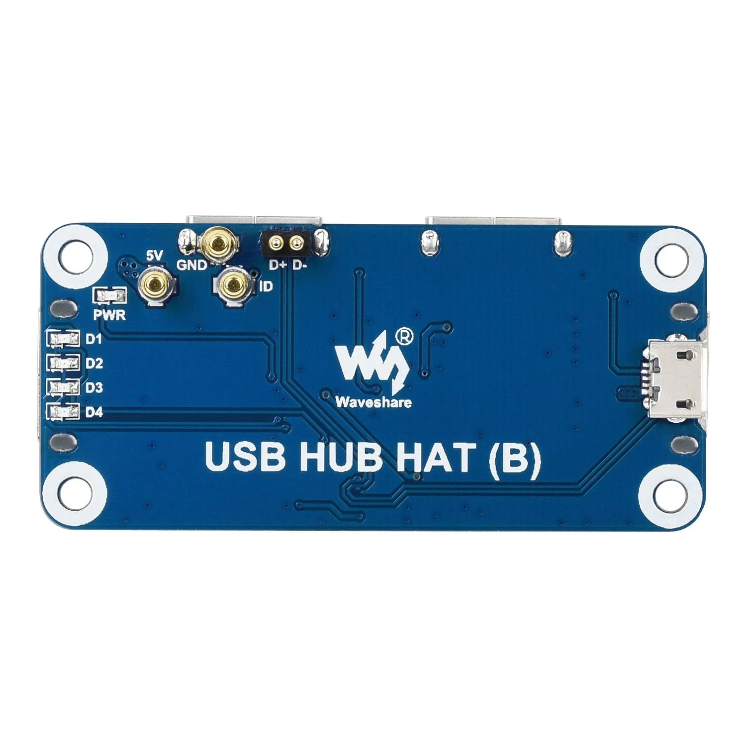 USB 2.0 Hub HAT for Raspberry Pi Zero - Image 4