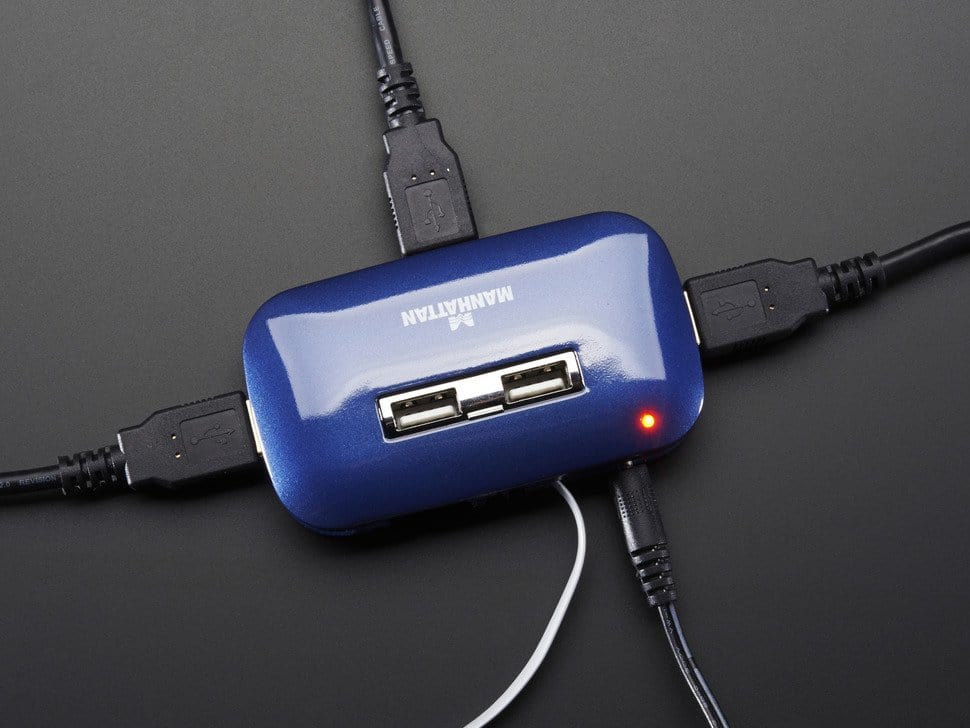 USB 2.0 Powered Hub - 7 Ports with 5V 2A Power Supply [discontinued] - Image 5