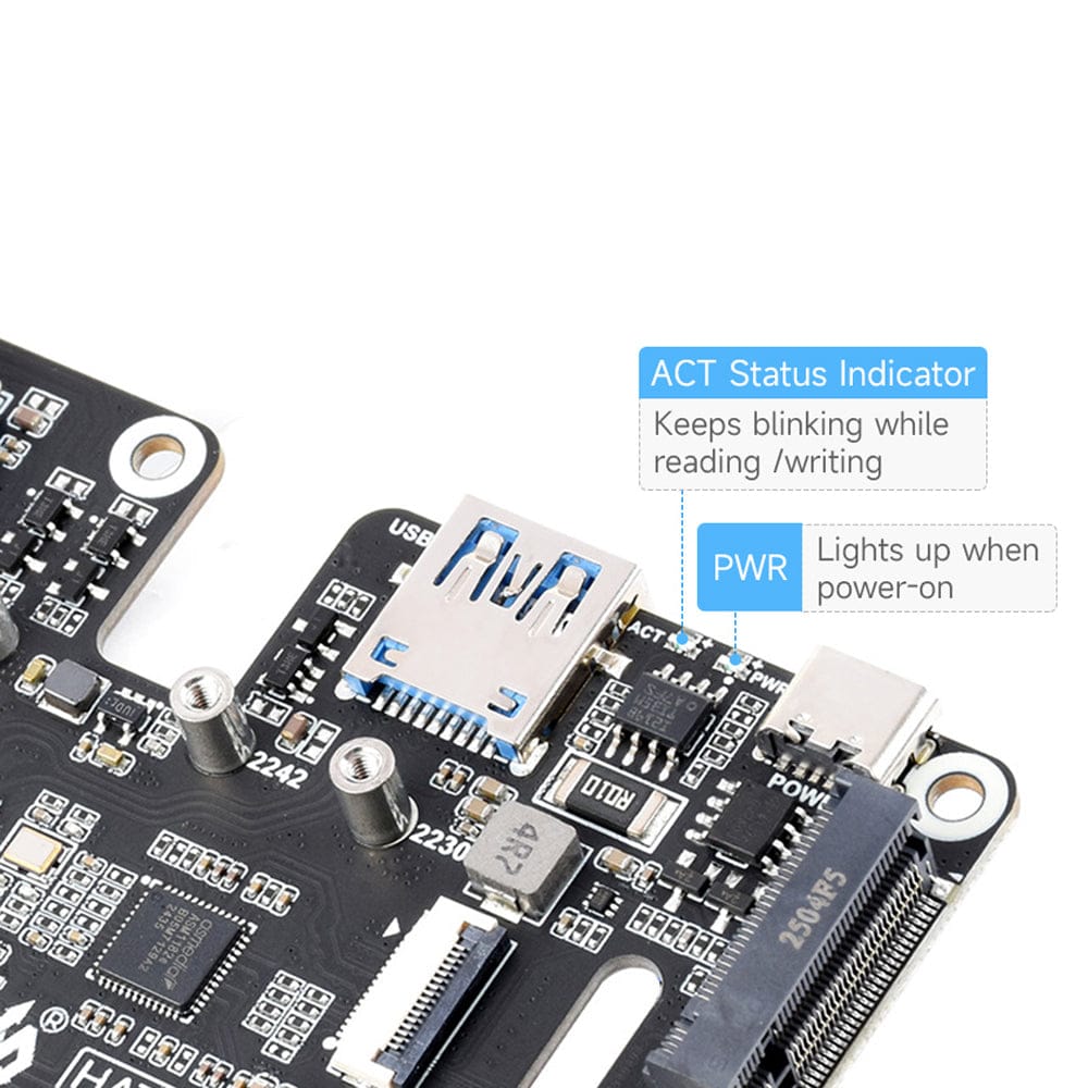 USB 3.2 Gen1 and M.2 HAT+ for Raspberry Pi 5 - Image 5