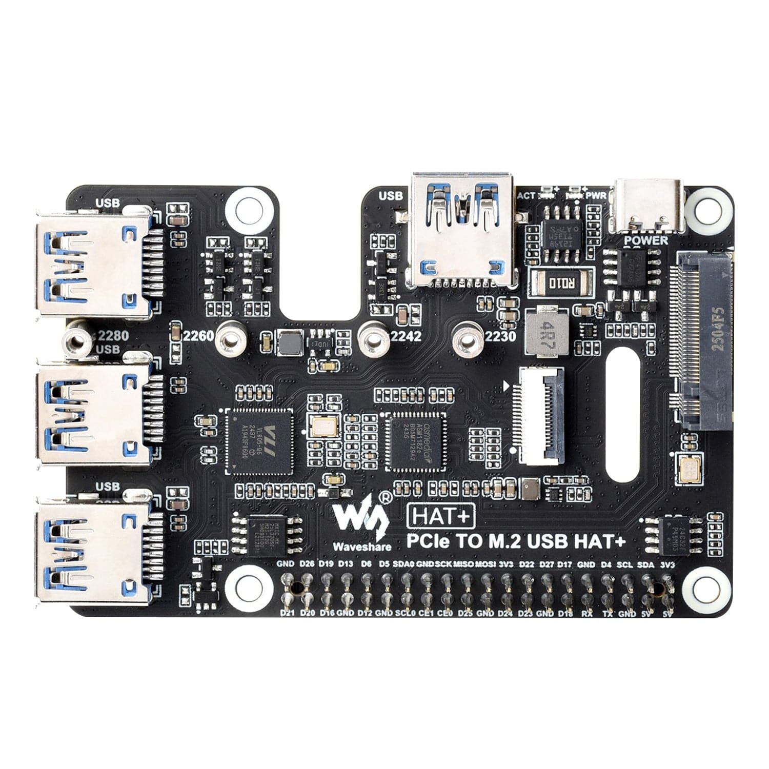 USB 3.2 Gen1 and M.2 HAT+ for Raspberry Pi 5 - Image 8
