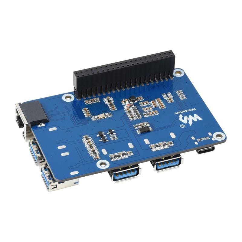USB 3.2 Hub & Gigabit Ethernet HAT for Raspberry Pi - Image 2