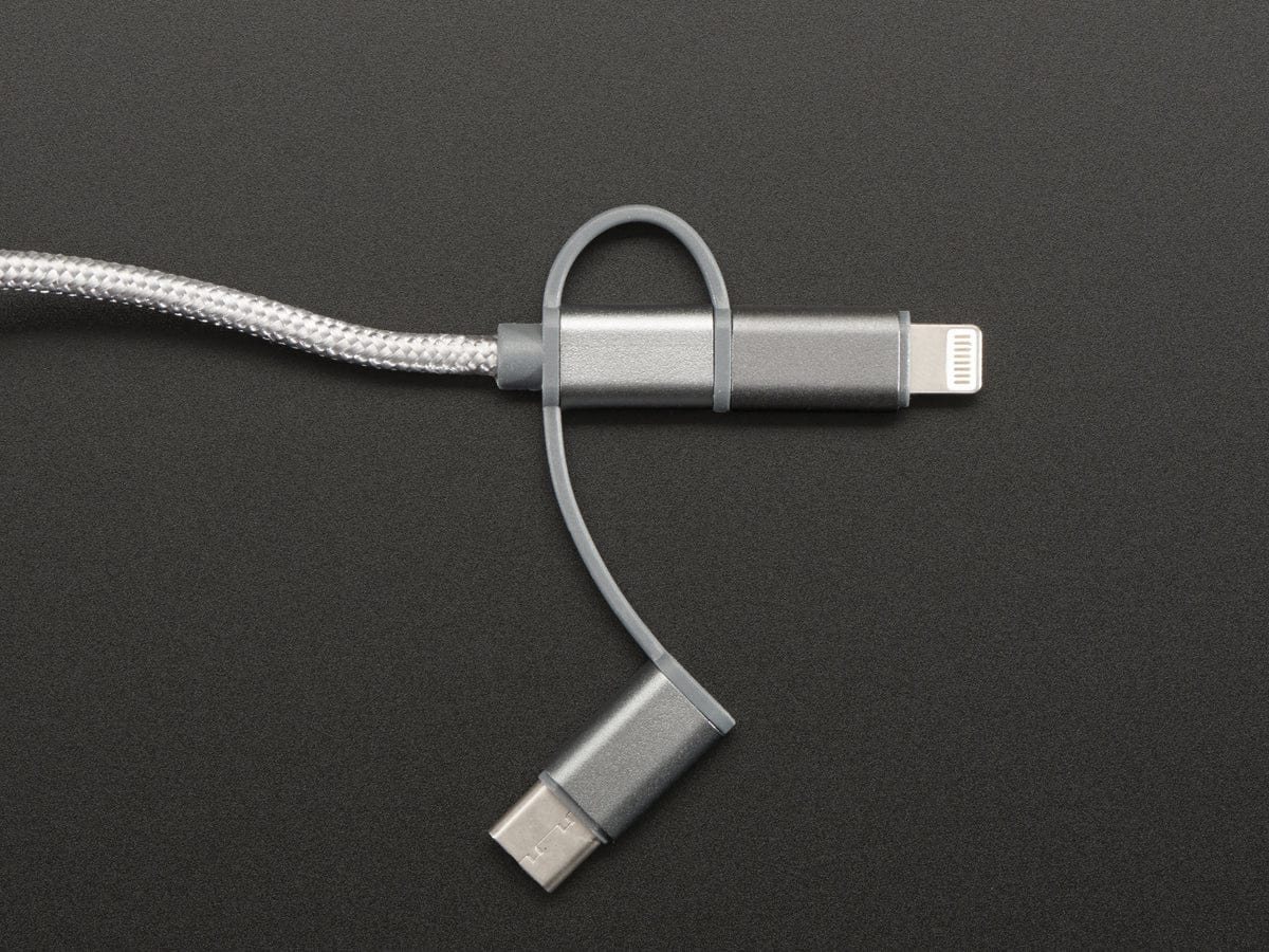 USB 3-in-1 Sync and Charge Cable - Micro B / Type-C / Lightning [Discontinued] - Image 5
