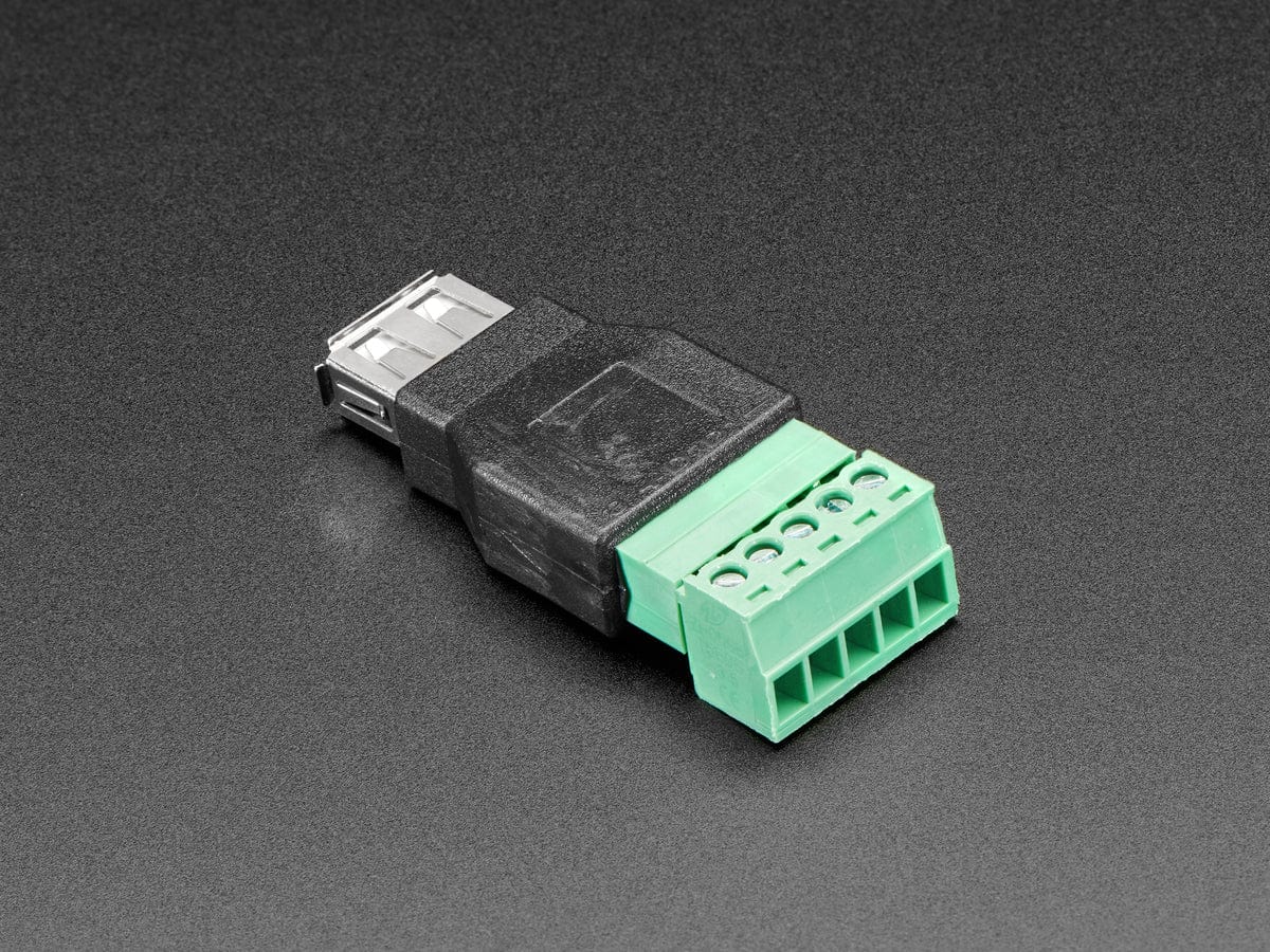 USB-A Female Socket to 5-pin Terminal Block - Image 2