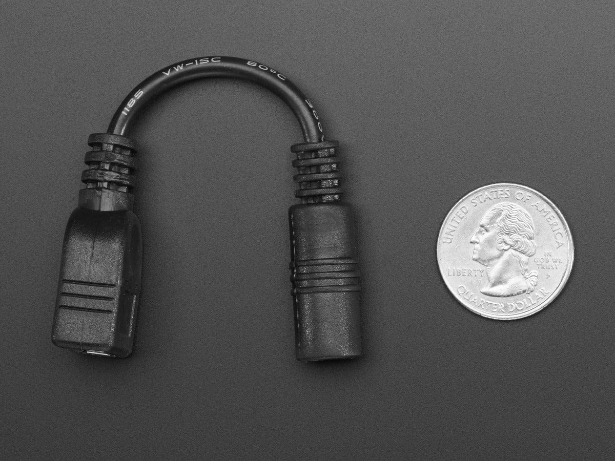 USB A Jack to 5.5/2.1mm jack adapter - Image 2