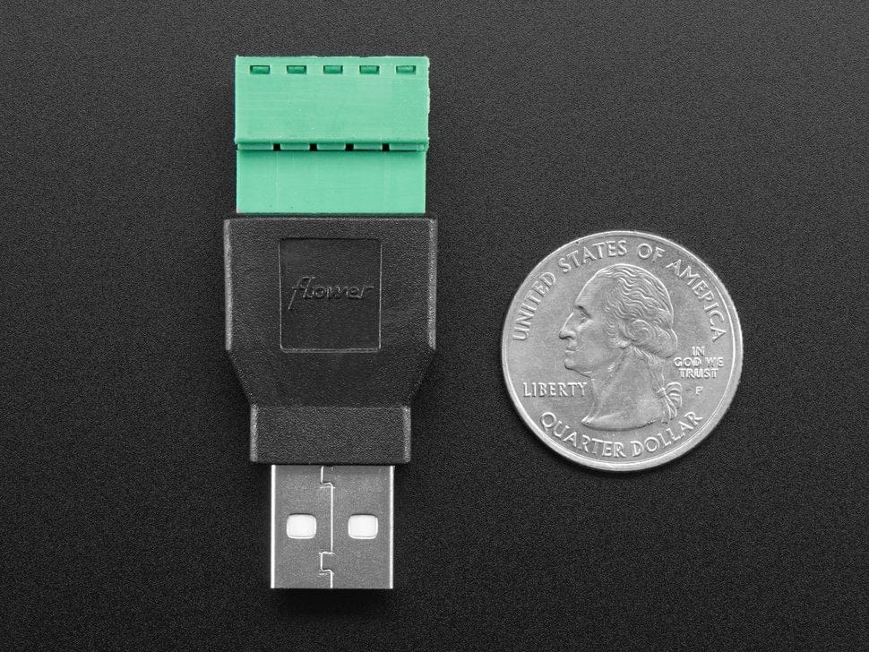 USB-A Male Plug to 5-pin Terminal Block - Image 5