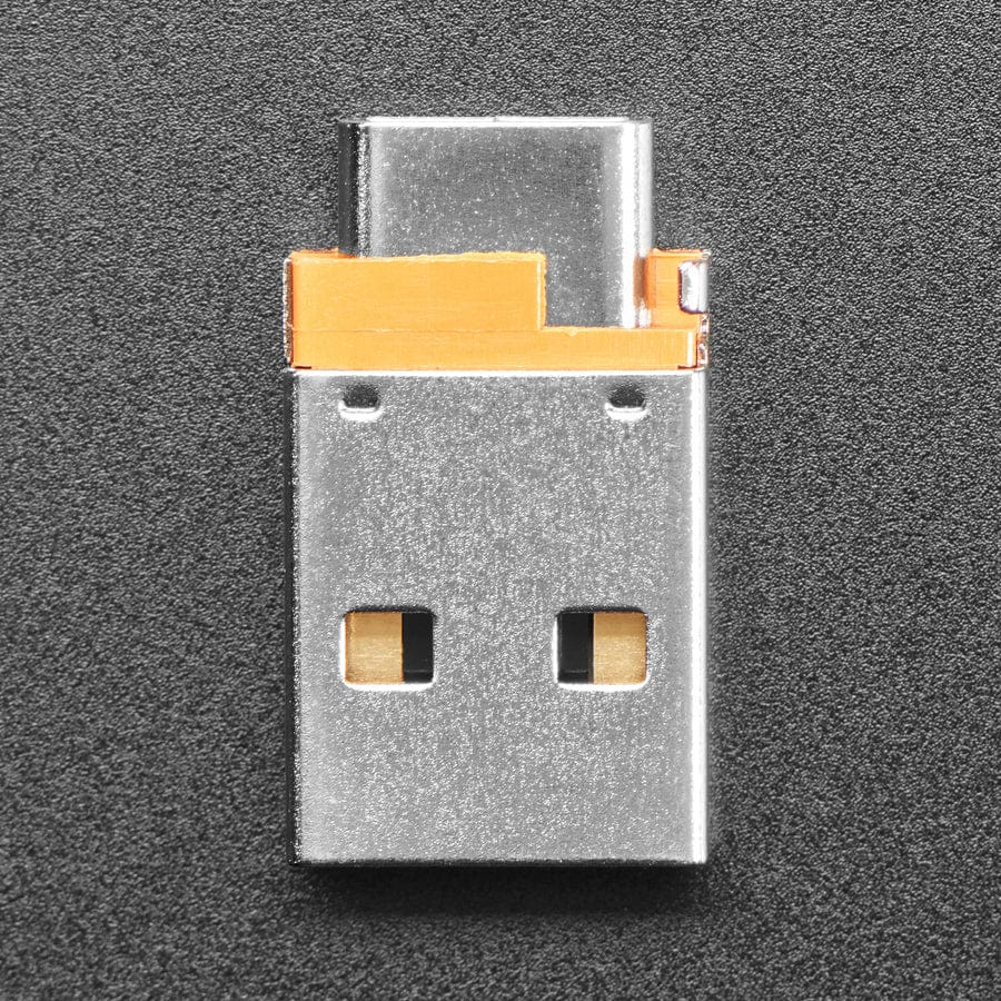 USB A Plug to USB C Jack Microadapter - Image 3
