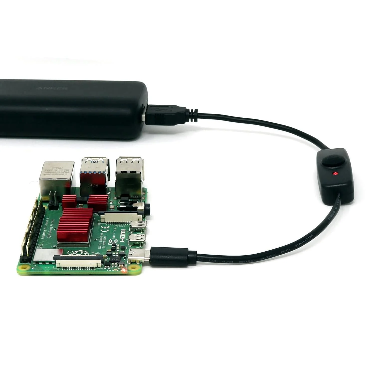 USB-A to USB-C Cable with On/Off Switch - Image 2