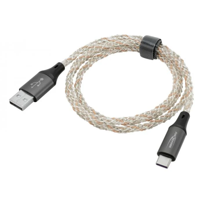 USB-A to USB Type-C cable with RGB LED Lighting (1m) - Image 4