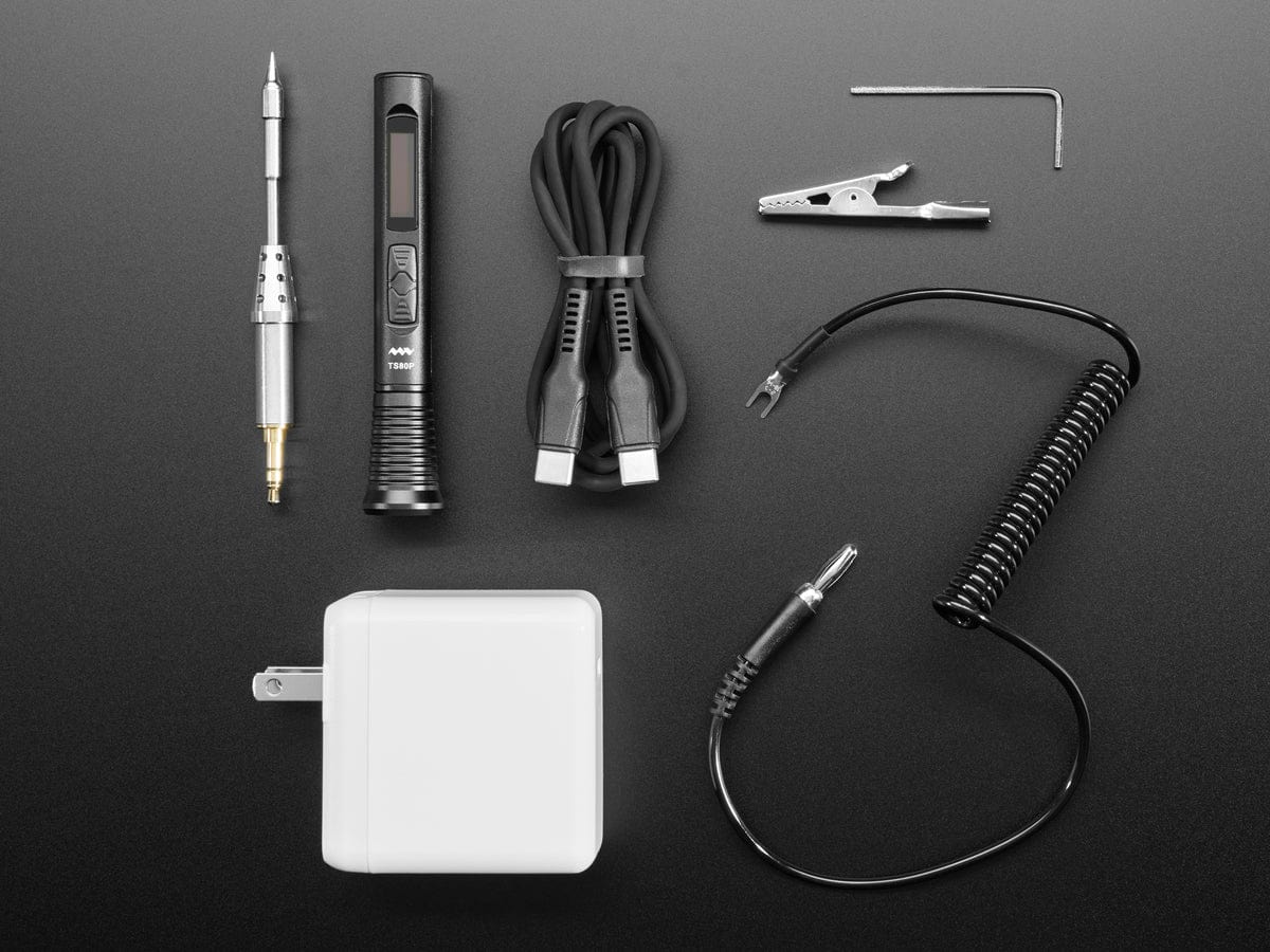 USB C Powered Soldering Iron - Adjustable Temperature Pen-Style (TS80P) [discontinued] - Image 2