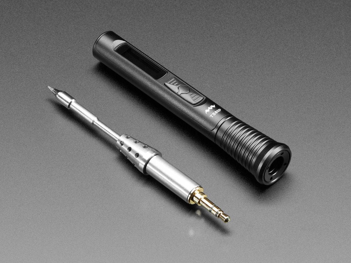 USB C Powered Soldering Iron - Adjustable Temperature Pen-Style (TS80P) [discontinued] - Image 3