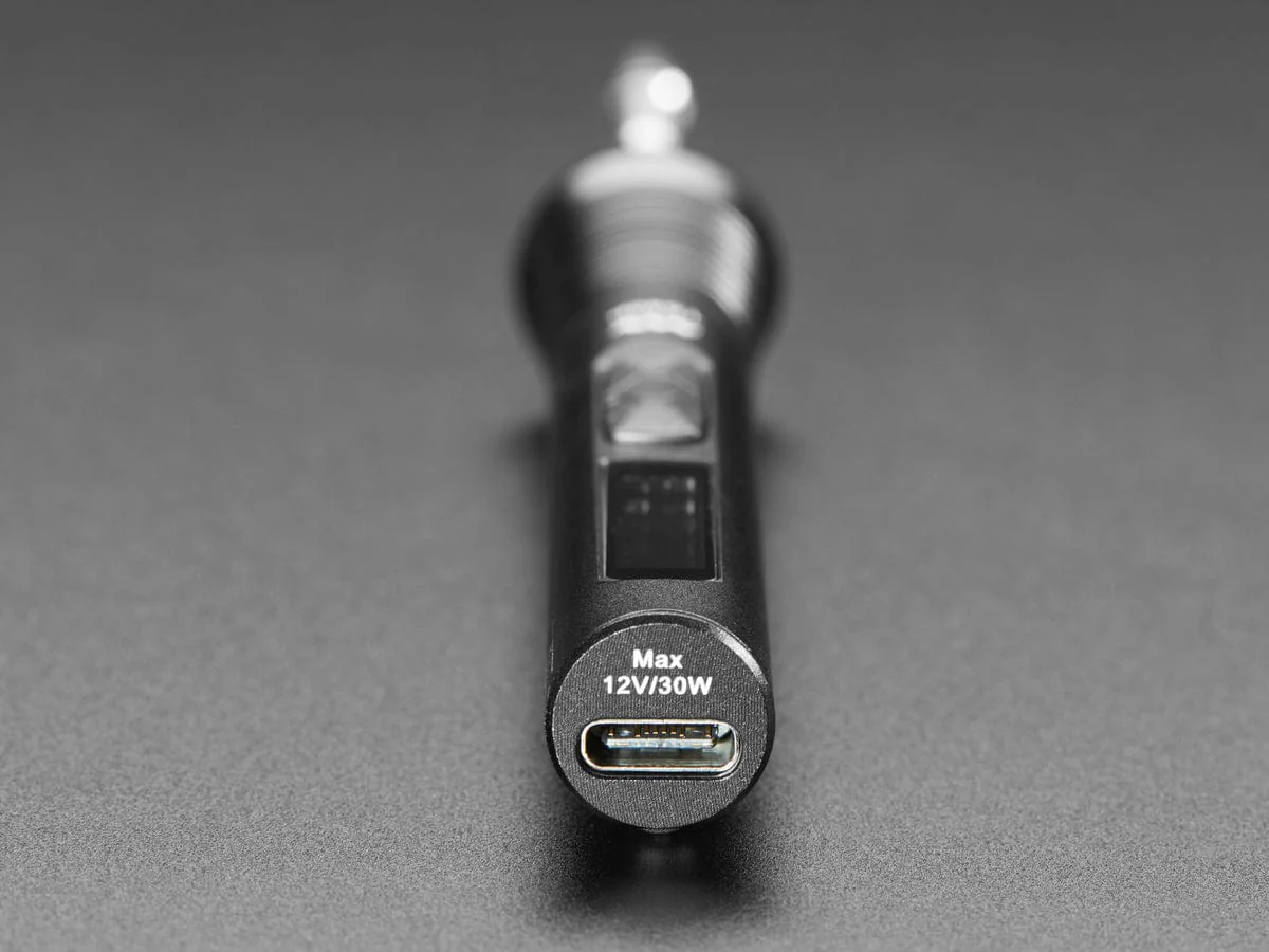 USB C Powered Soldering Iron - Adjustable Temperature Pen-Style (TS80P) [discontinued] - Image 4