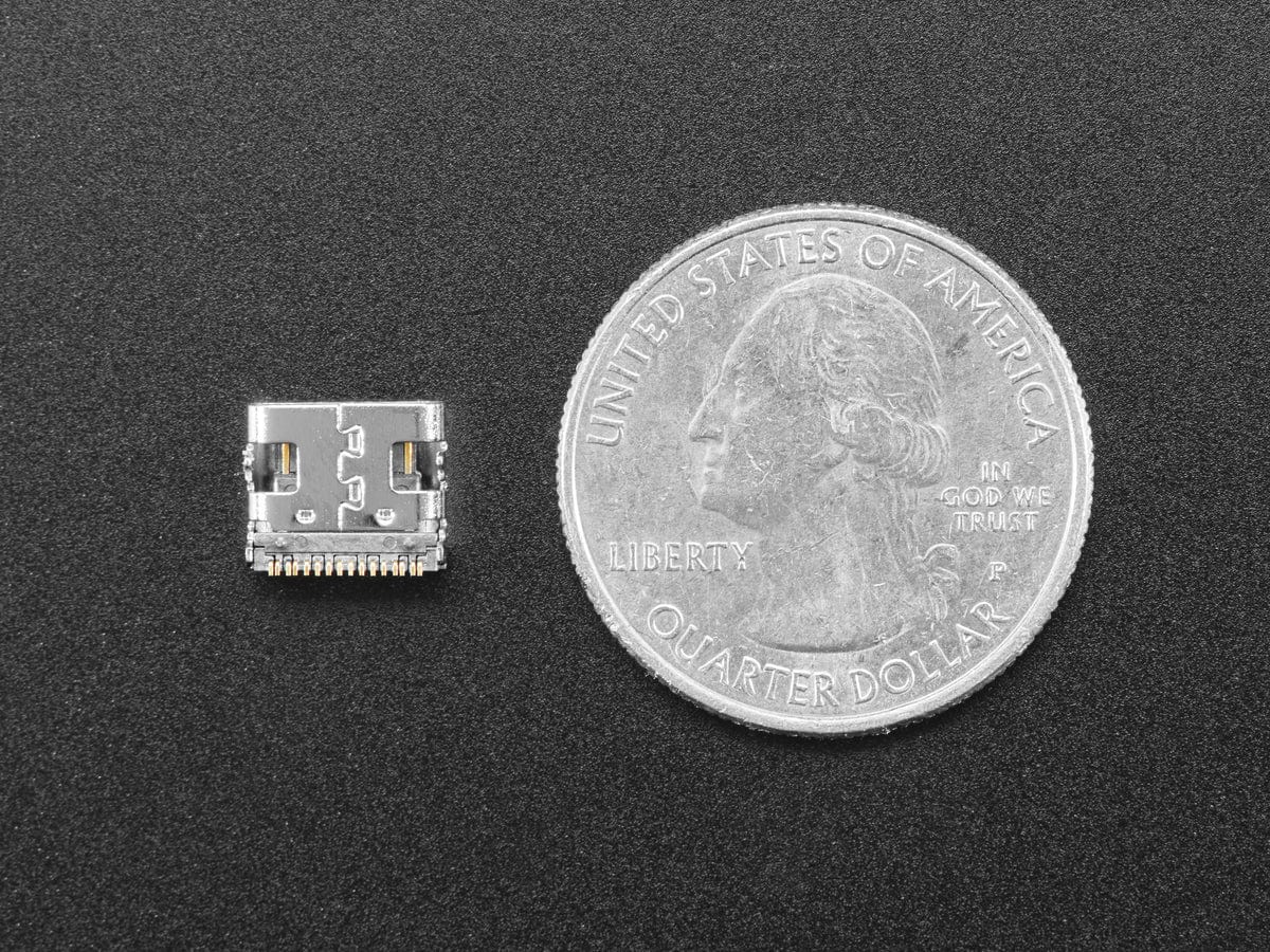 USB Type C SMT / THM Jack Connector - Pack of 10 - Image 3