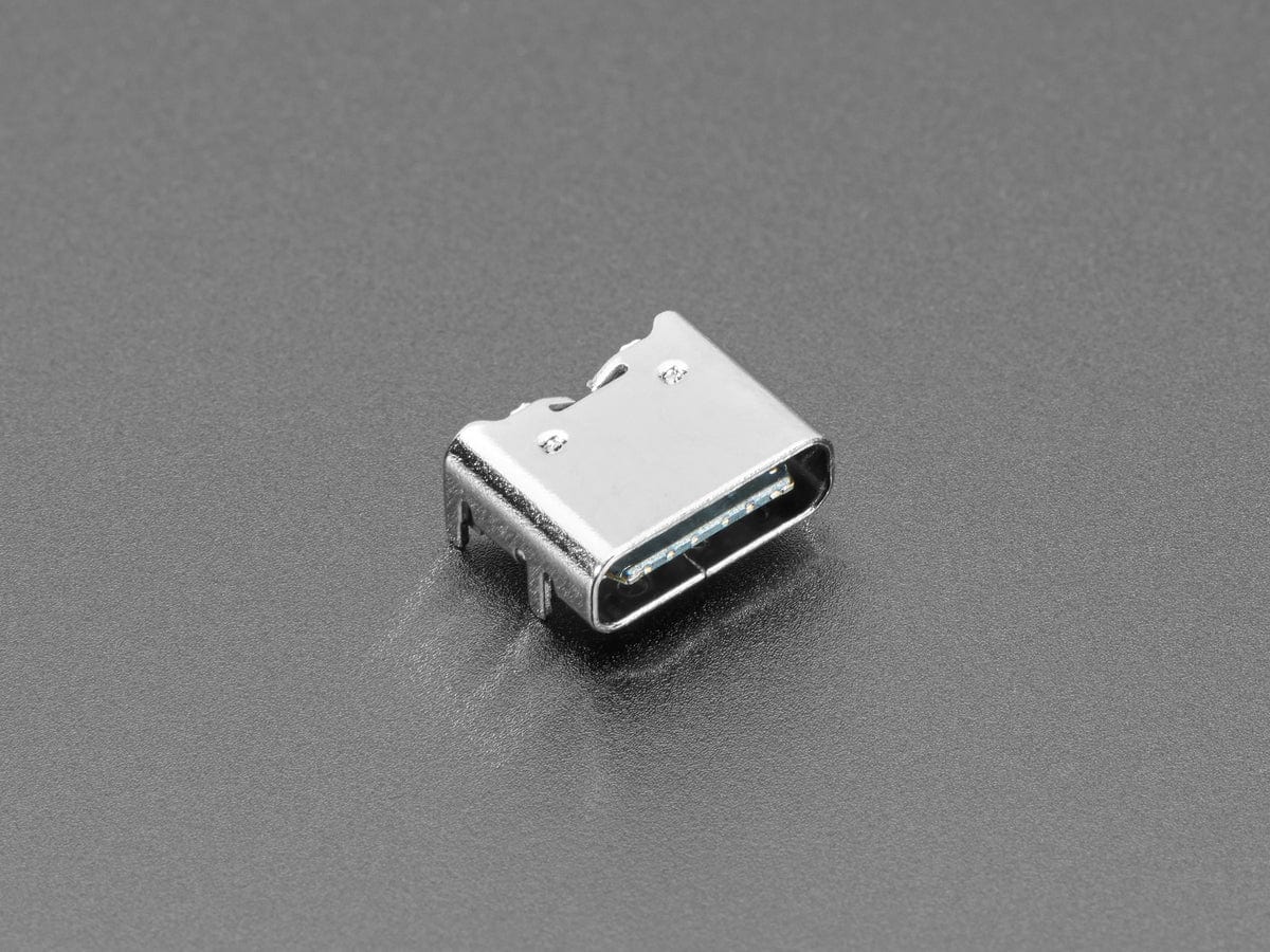 USB C SMT / THM Jack Connector - Power Only - Pack of 10 - Image 2
