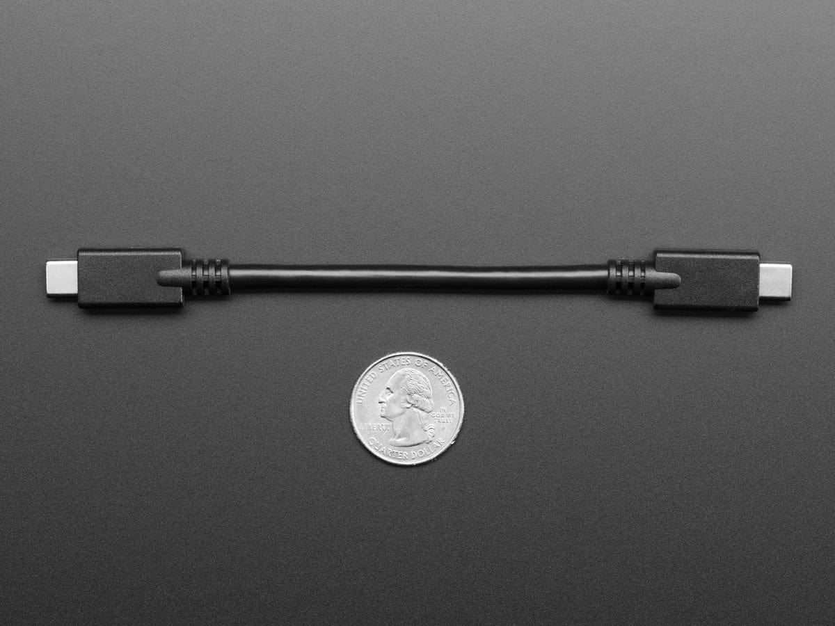 USB C to USB C Cable - USB 3.1 Gen 4 with E-Mark - 6" long - Image 3