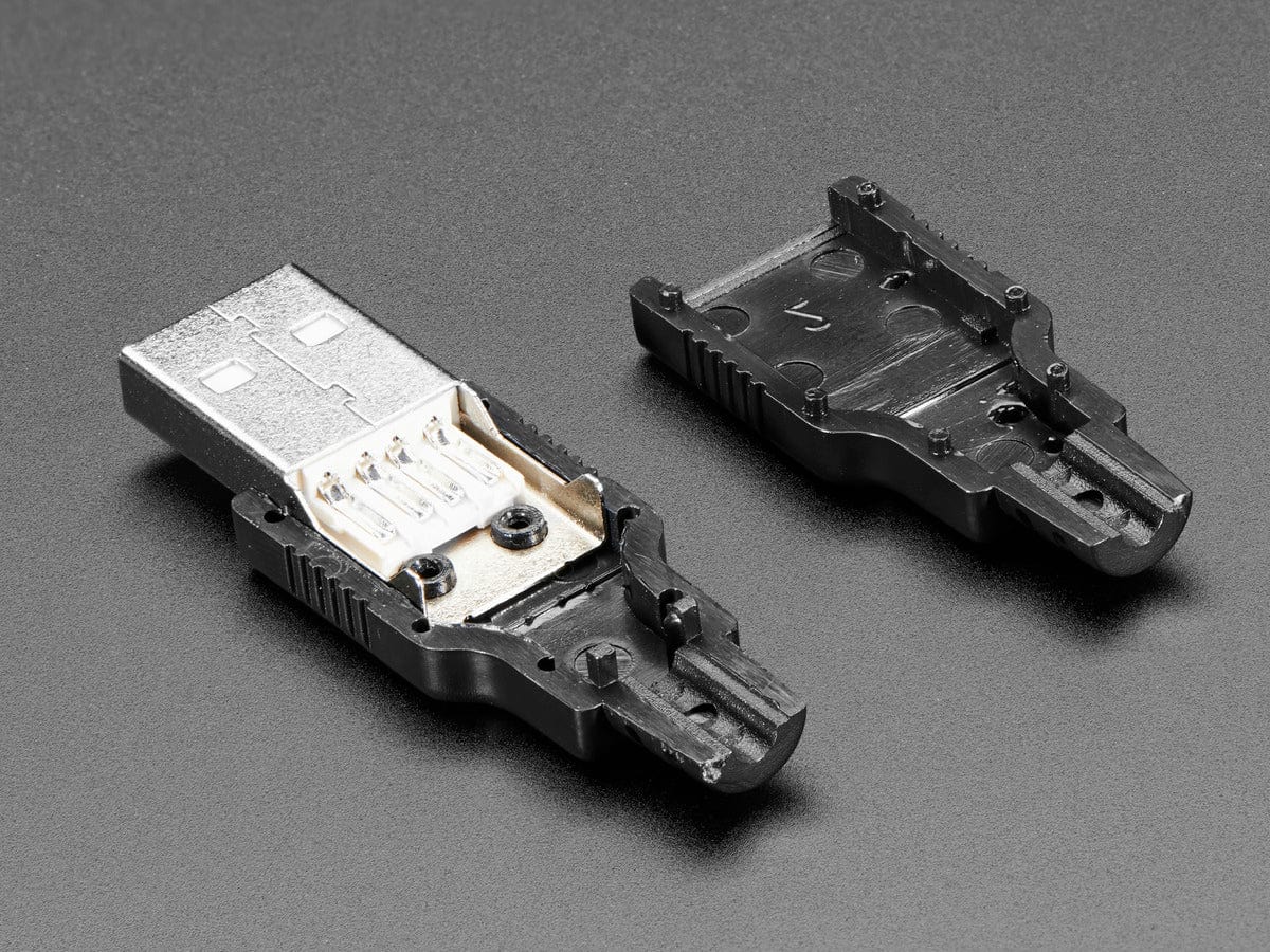 USB DIY Connector Shell - Type A Male Plug - Image 5
