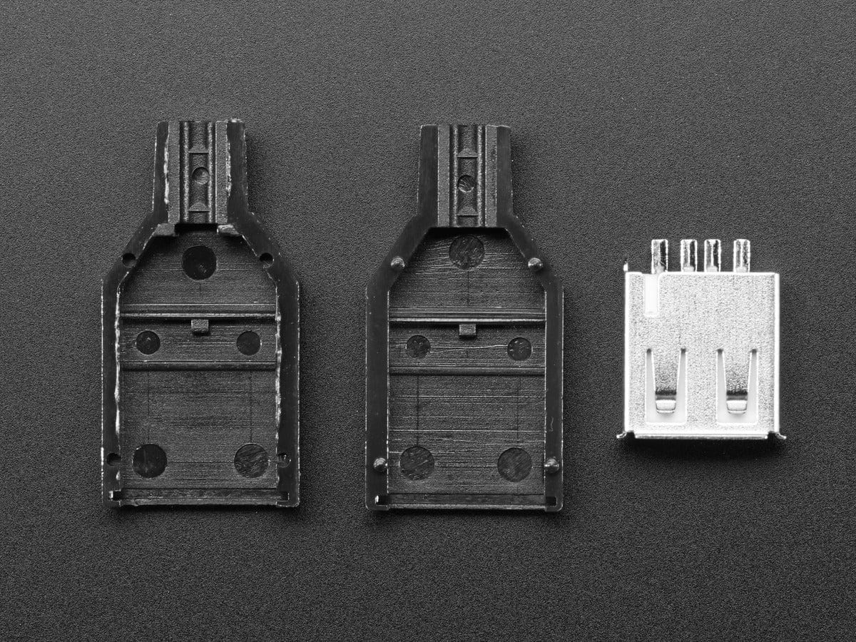 USB DIY Connector Shell - Type A Socket - Image 3