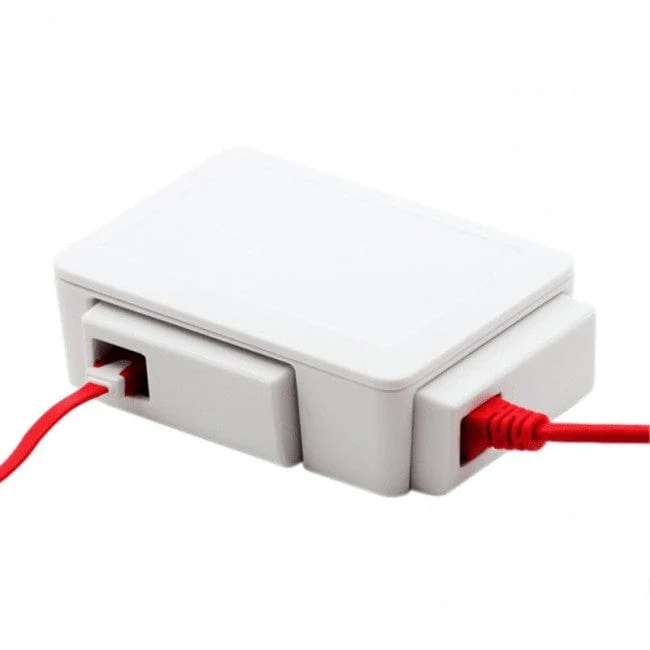 USB & HDMI Cover for Modular Raspberry Pi 3 Case - White - Image 2